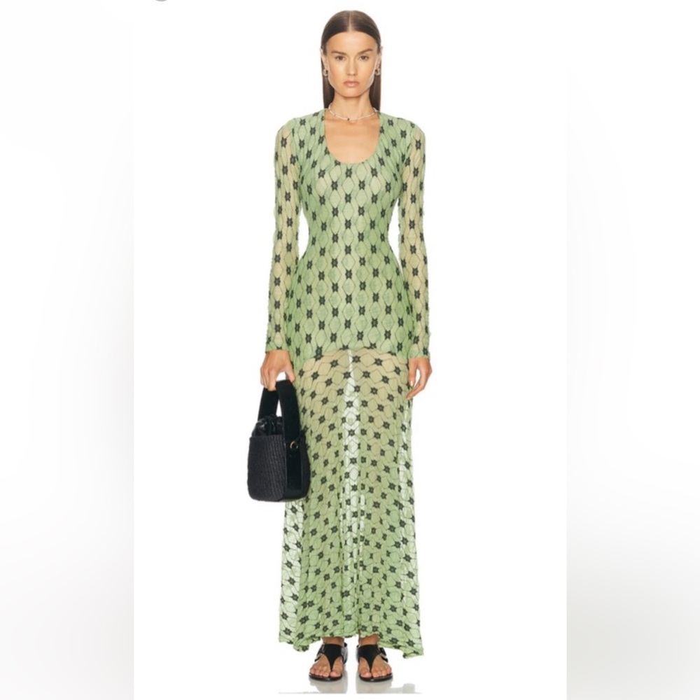 SIEDRES Jolli Long Green Dress